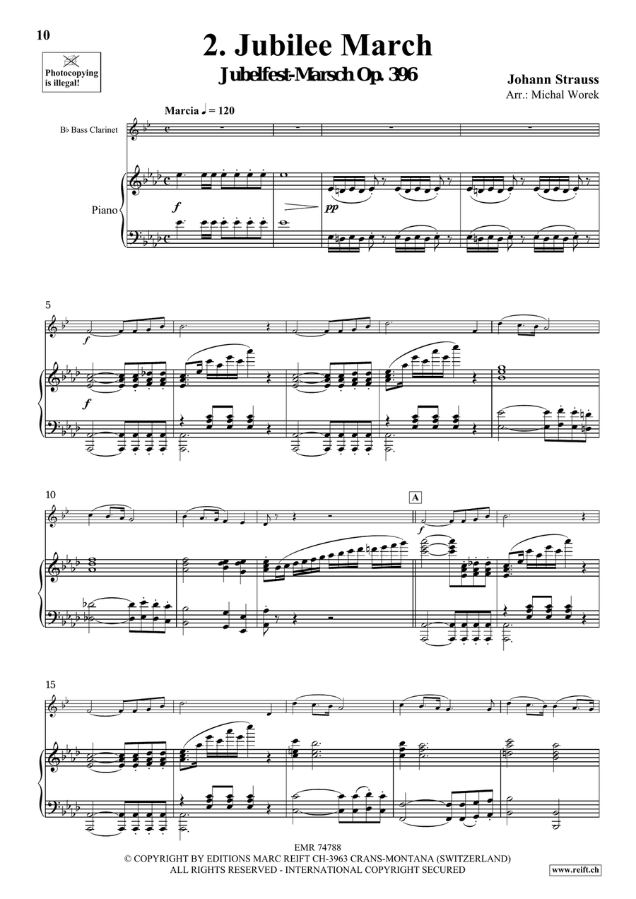 The Charm Of Vienna Volume 1 Bass Clarinet scores gallery preview page 6