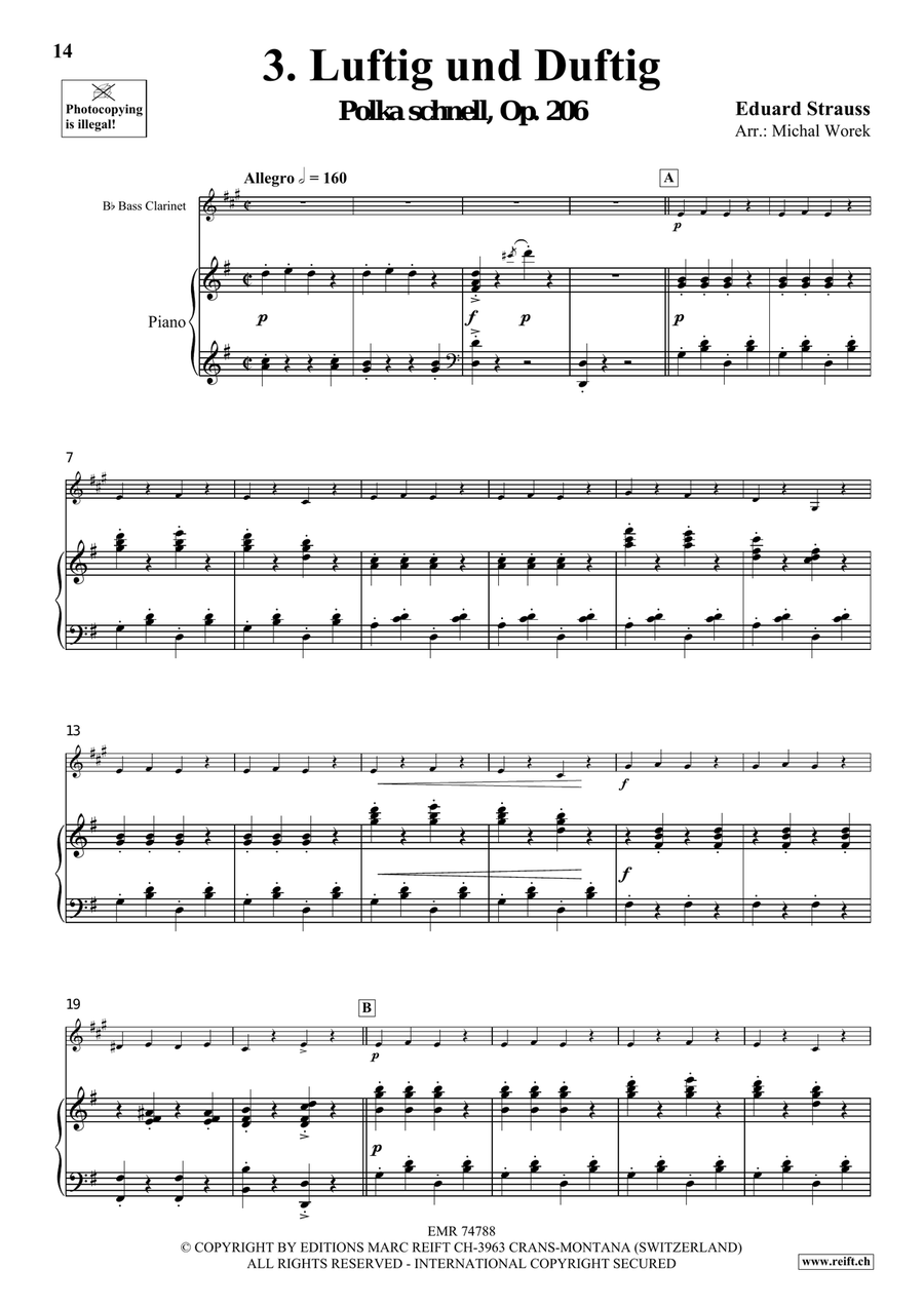 The Charm Of Vienna Volume 1 Bass Clarinet scores gallery preview page 8