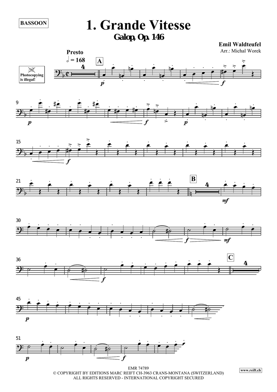 The Charm Of Vienna Volume 1 Bassoon Solo scores gallery preview page 3