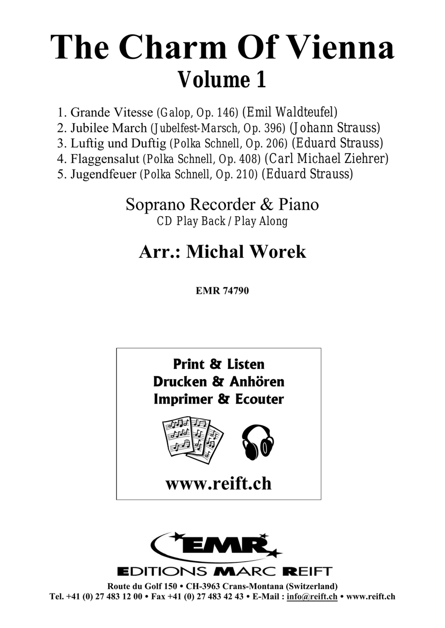 The Charm Of Vienna Volume 1 Soprano Recorder scores gallery preview page 2