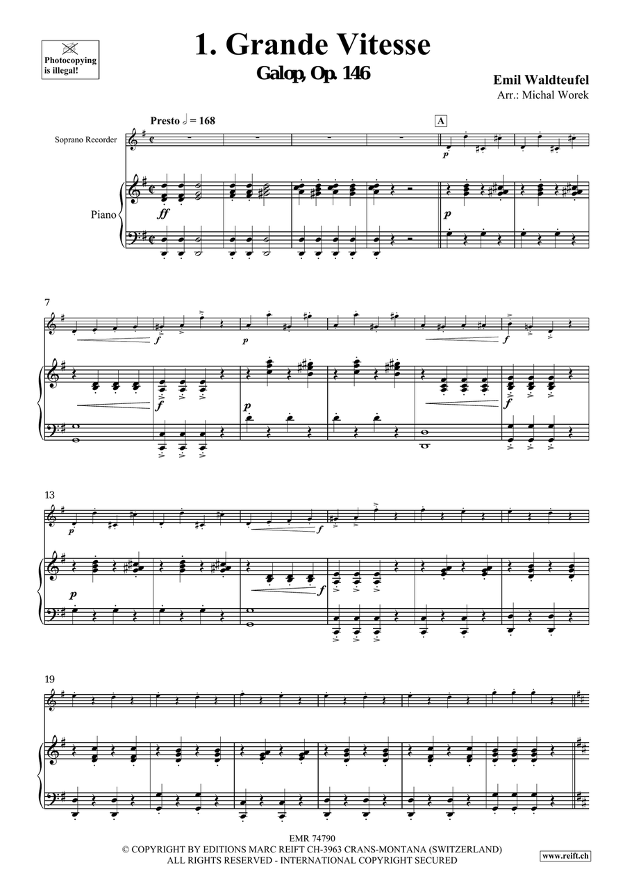 The Charm Of Vienna Volume 1 Soprano Recorder scores gallery preview page 4