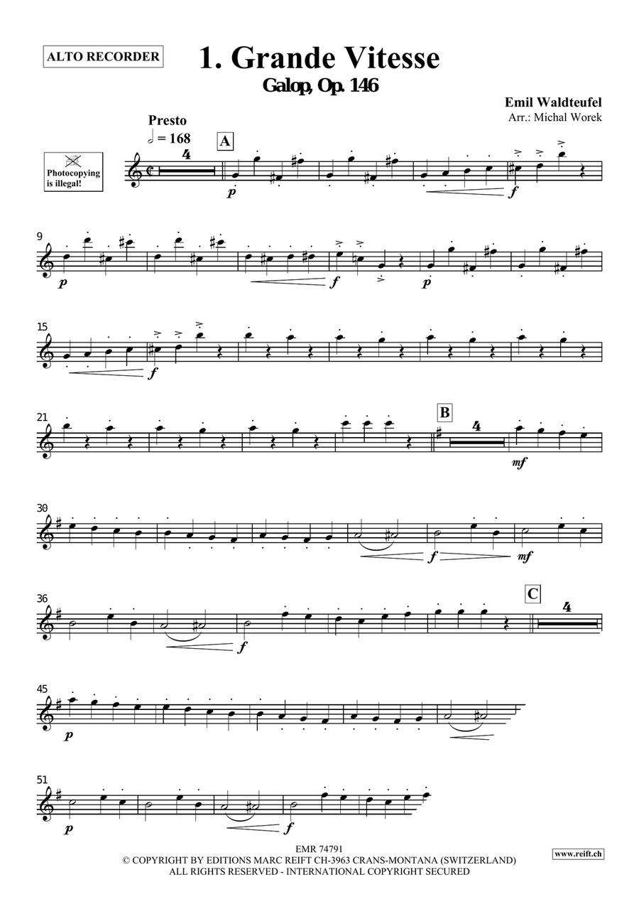 The Charm Of Vienna Volume 1 Alto Recorder scores gallery preview page 3