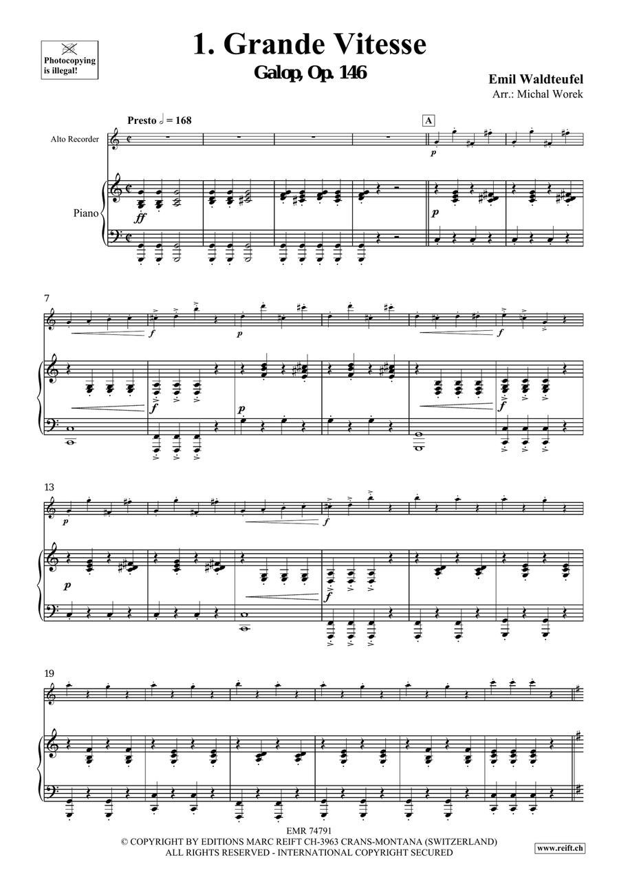 The Charm Of Vienna Volume 1 Alto Recorder scores gallery preview page 4