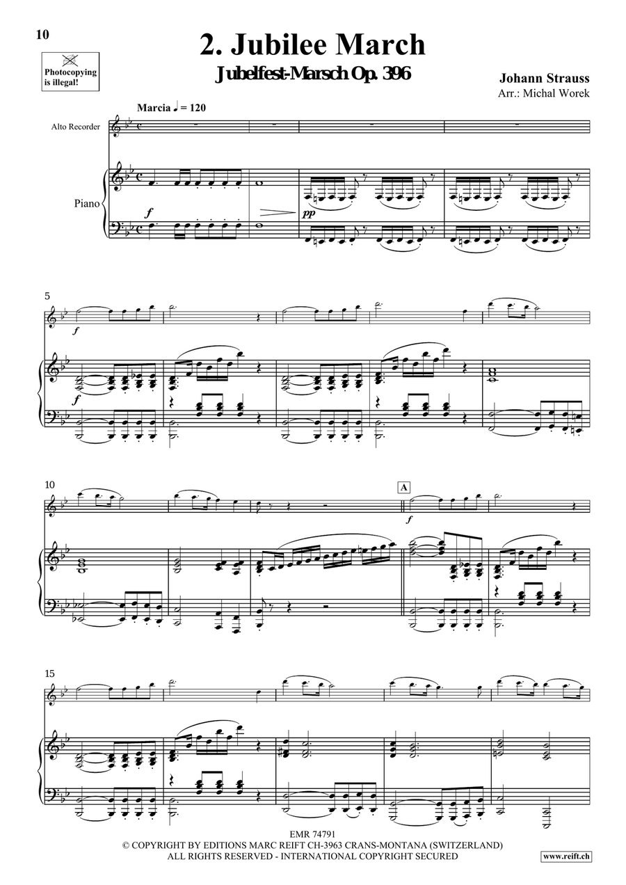 The Charm Of Vienna Volume 1 Alto Recorder scores gallery preview page 6