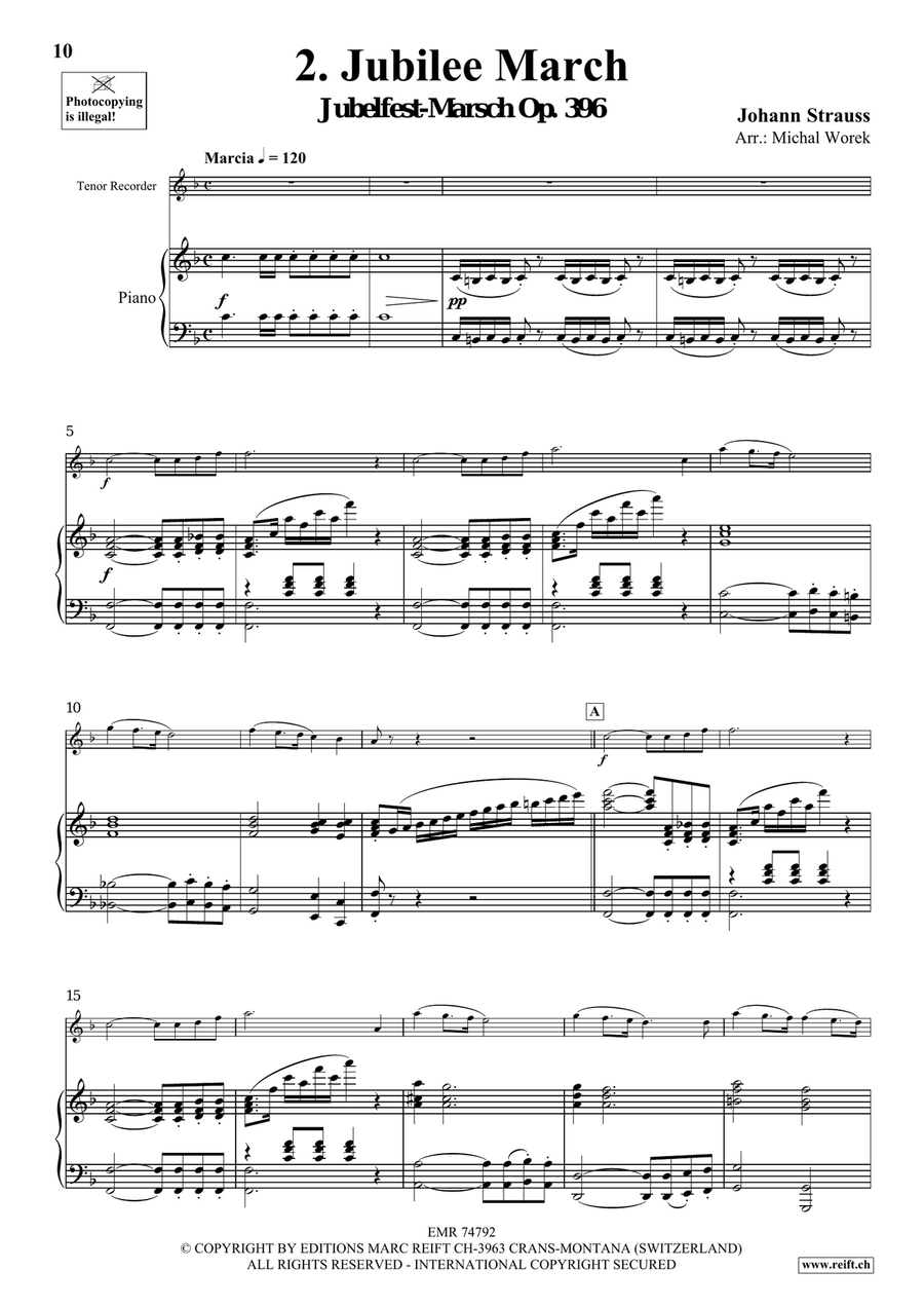 The Charm Of Vienna Volume 1 Tenor Recorder scores gallery preview page 6