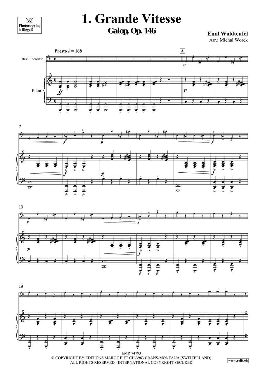 The Charm Of Vienna Volume 1 Bass Recorder scores gallery preview page 4