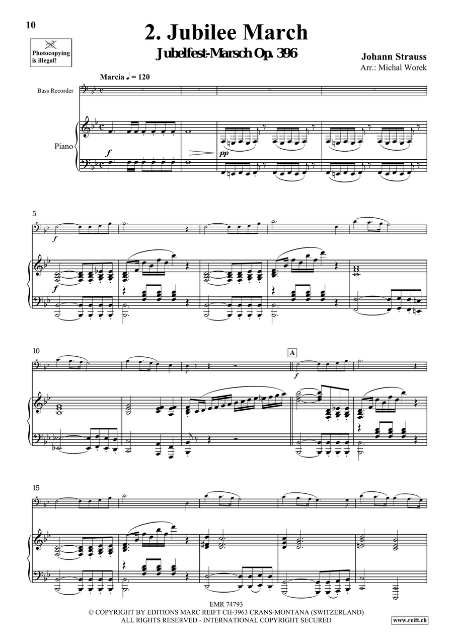 The Charm Of Vienna Volume 1 Bass Recorder scores gallery preview page 6