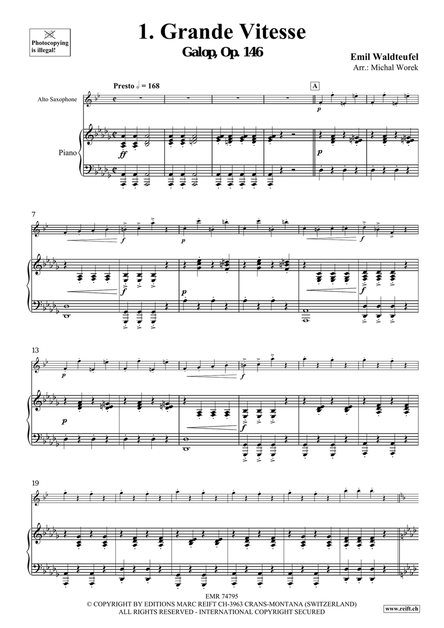 The Charm Of Vienna Volume 1 Alto Saxophone scores gallery preview page 4