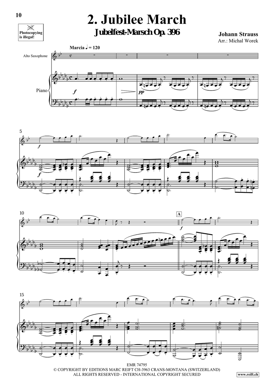 The Charm Of Vienna Volume 1 Alto Saxophone scores gallery preview page 6