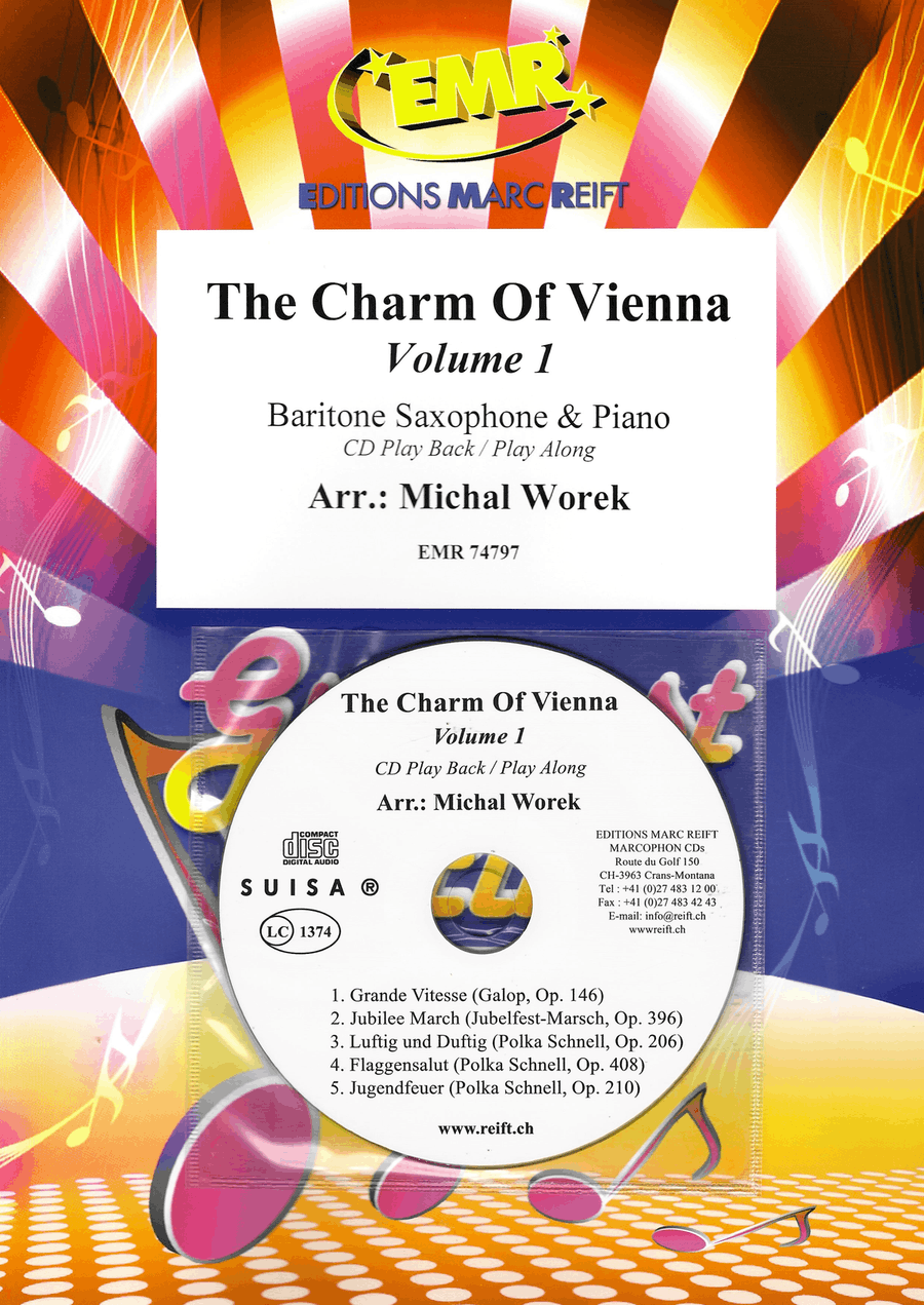 The Charm Of Vienna Volume 1 Baritone Saxophone scores gallery preview page 1
