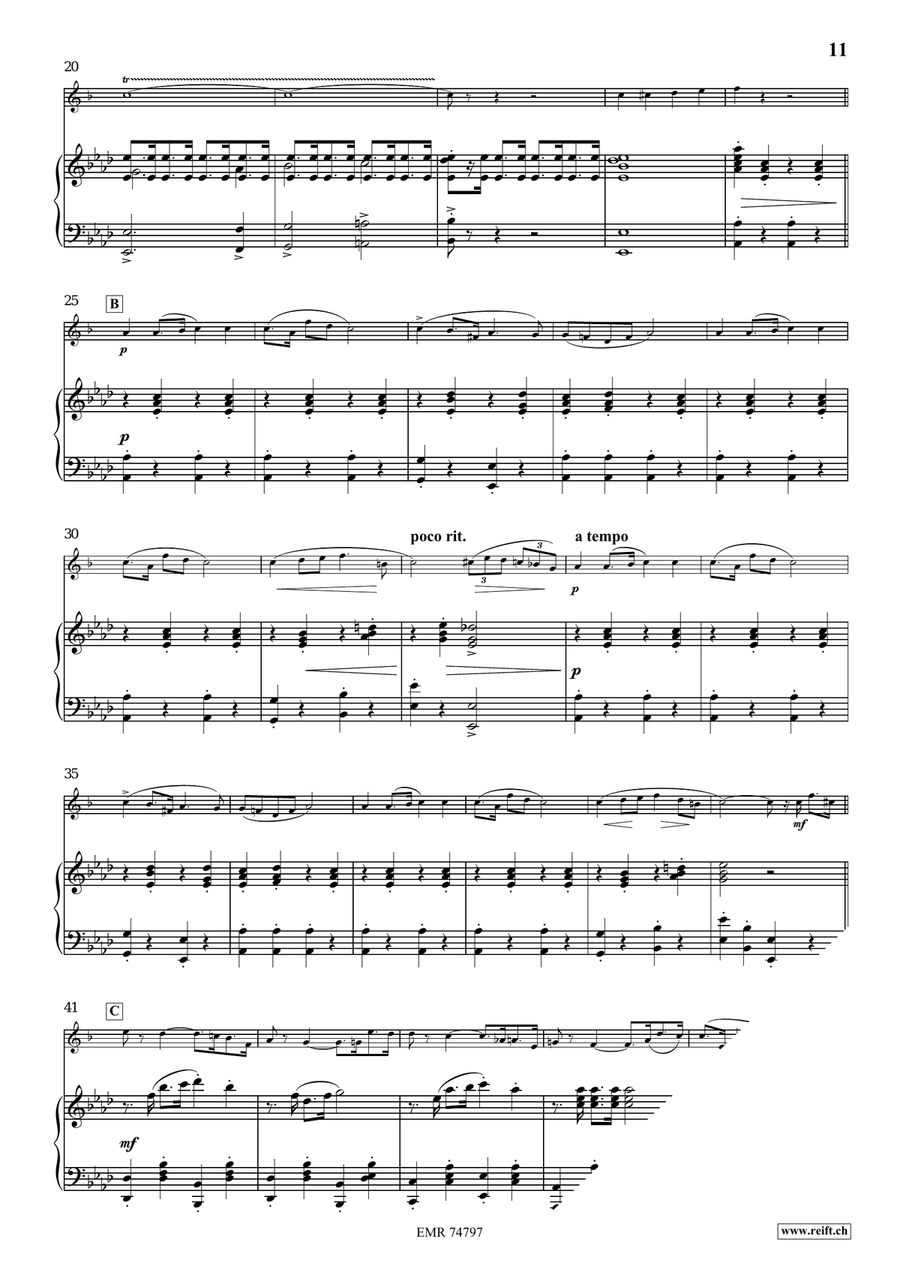 The Charm Of Vienna Volume 1 Baritone Saxophone scores gallery preview page 7