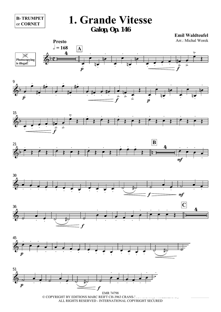 The Charm Of Vienna Volume 1 Cornet scores gallery preview page 3