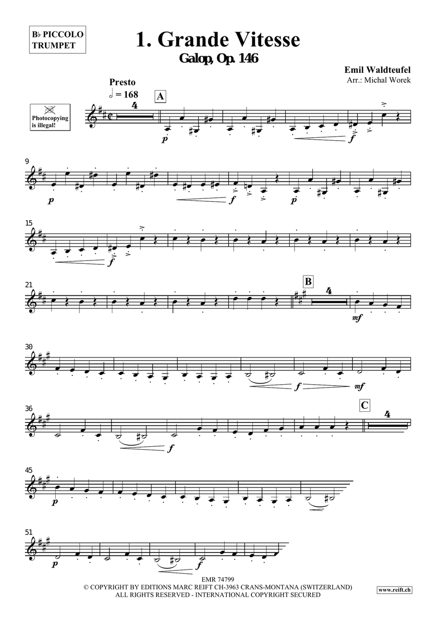 The Charm Of Vienna Volume 1 Piccolo Trumpet scores gallery preview page 3