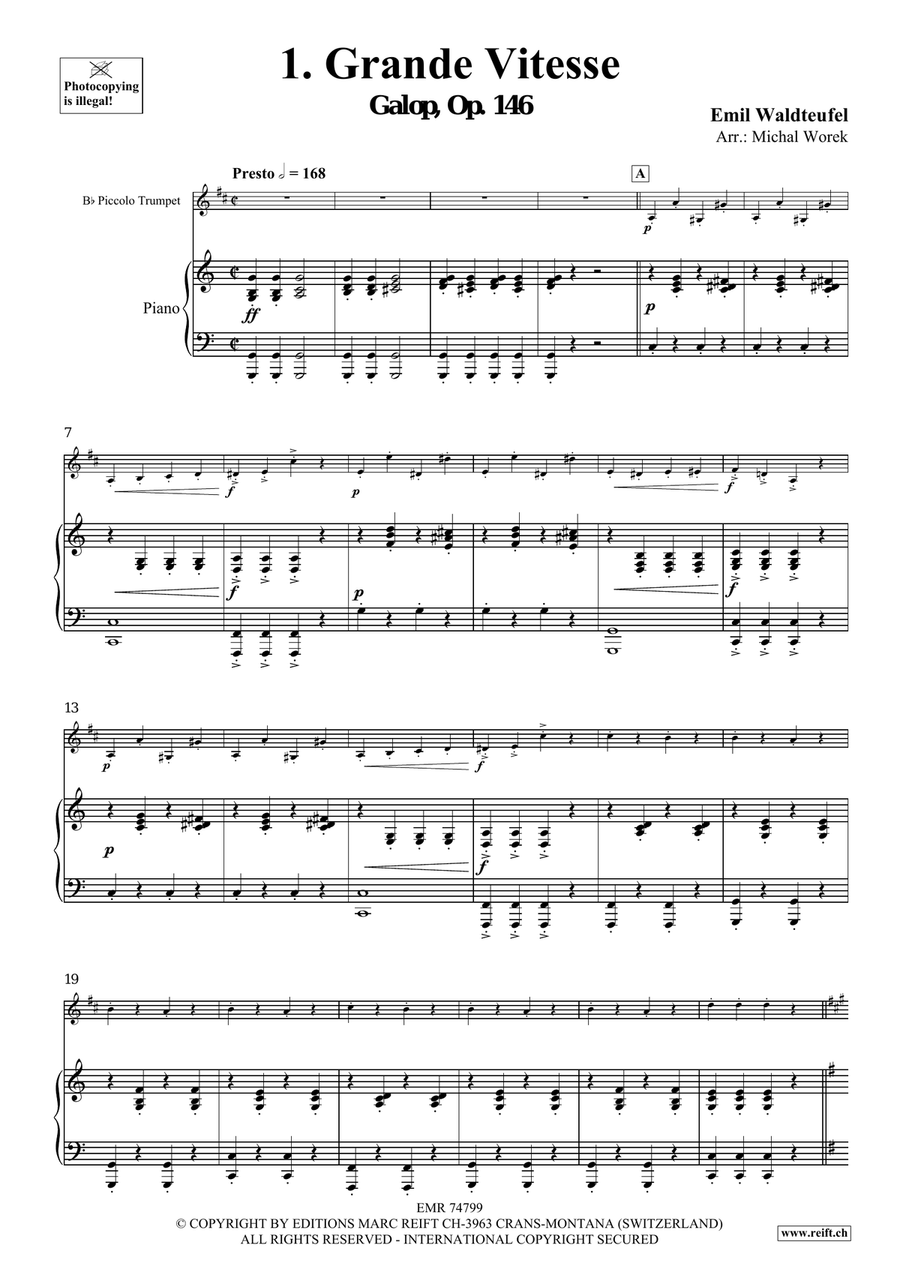 The Charm Of Vienna Volume 1 Piccolo Trumpet scores gallery preview page 4
