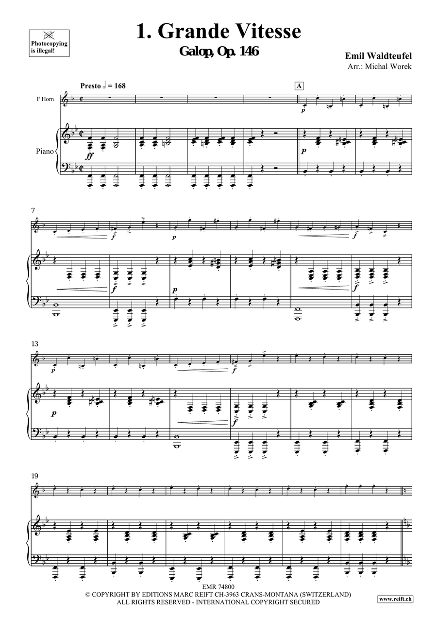 The Charm Of Vienna Volume 1 Horn scores gallery preview page 4