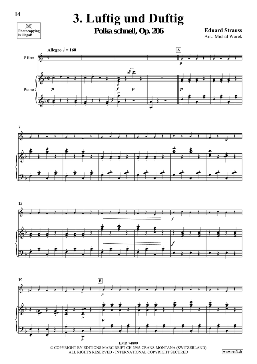The Charm Of Vienna Volume 1 Horn scores gallery preview page 8