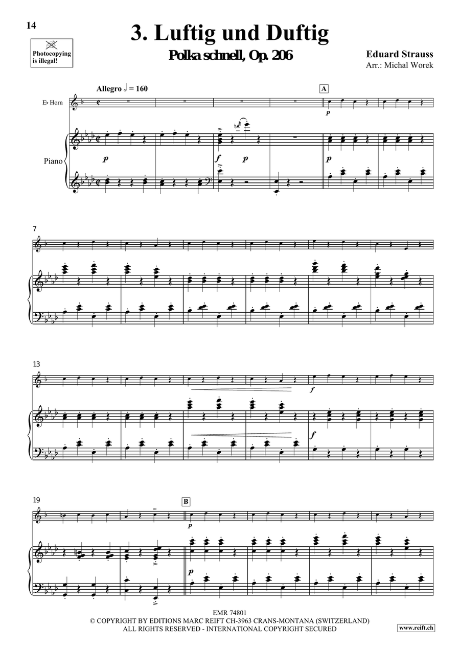 The Charm Of Vienna Volume 1 Horn scores gallery preview page 8