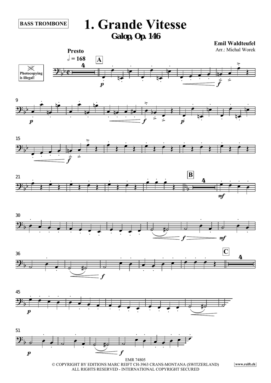 The Charm Of Vienna Volume 1 Trombone scores gallery preview page 3
