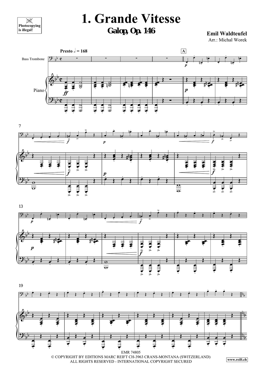 The Charm Of Vienna Volume 1 Trombone scores gallery preview page 4