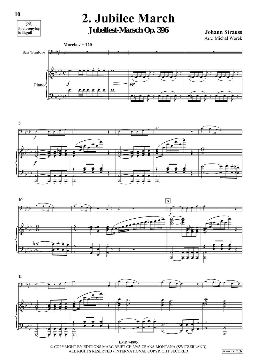 The Charm Of Vienna Volume 1 Trombone scores gallery preview page 6