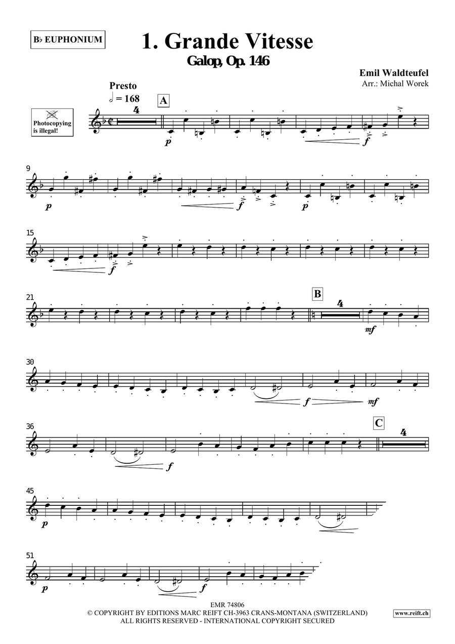 The Charm Of Vienna Volume 1 Euphonium scores gallery preview page 3