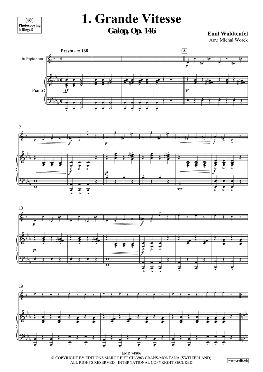 The Charm Of Vienna Volume 1 Euphonium scores gallery preview page 4