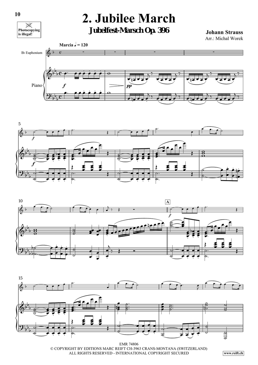 The Charm Of Vienna Volume 1 Euphonium scores gallery preview page 6