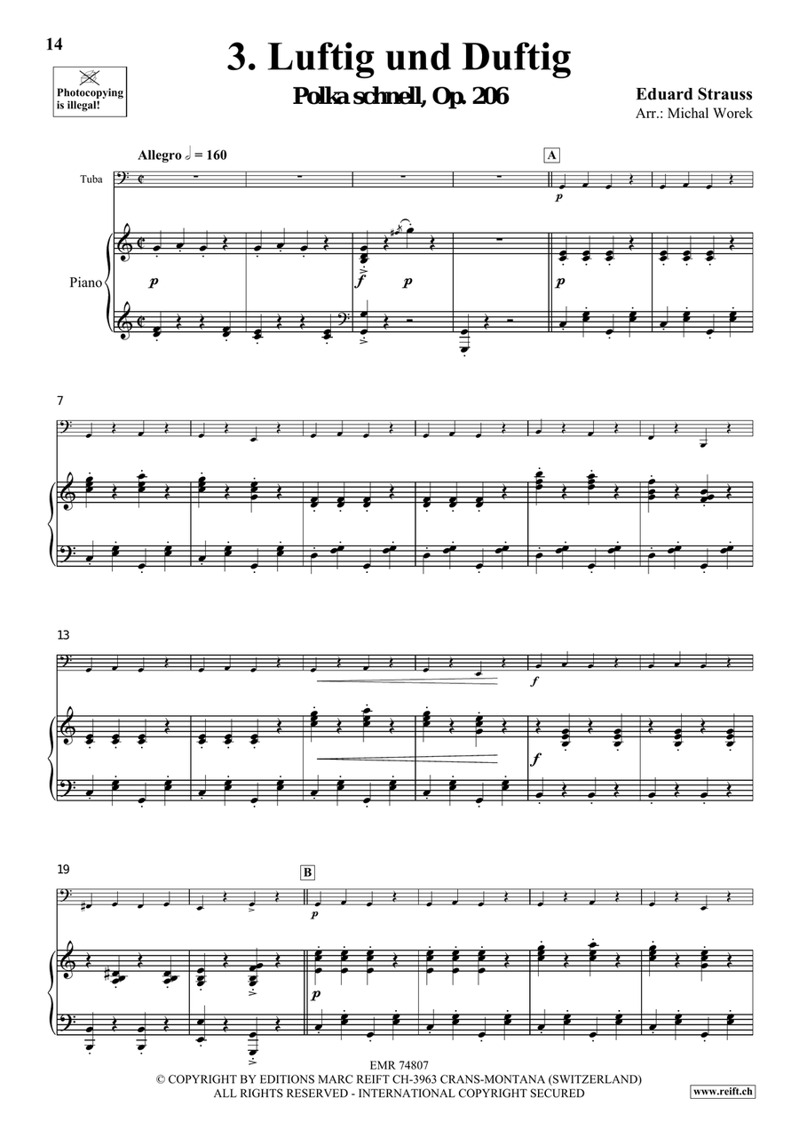 The Charm Of Vienna Volume 1 Tuba scores gallery preview page 8