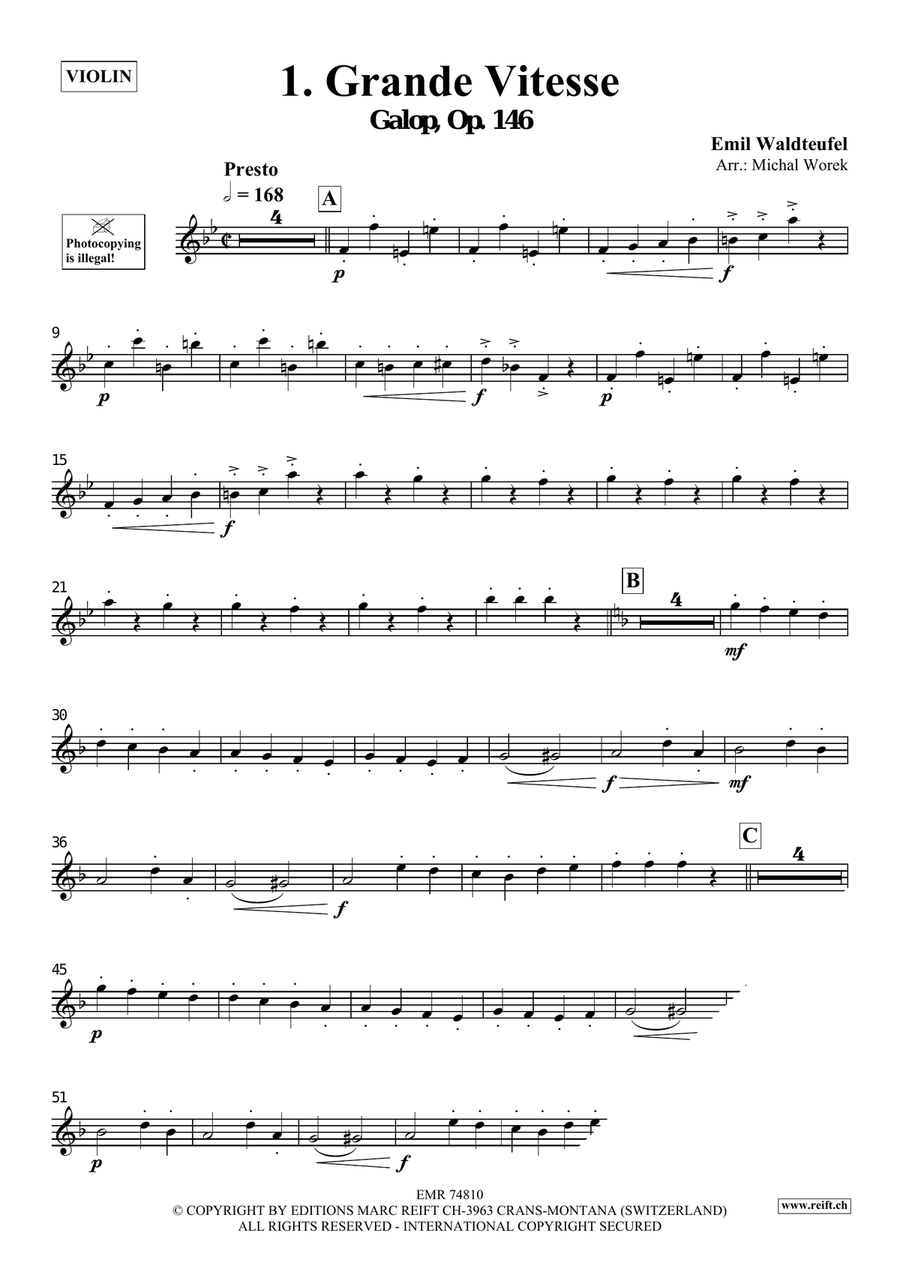 The Charm Of Vienna Volume 1 Violin Solo scores gallery preview page 3