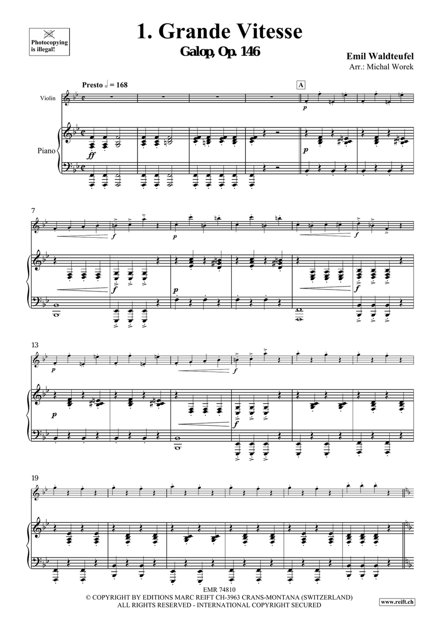 The Charm Of Vienna Volume 1 Violin Solo scores gallery preview page 4