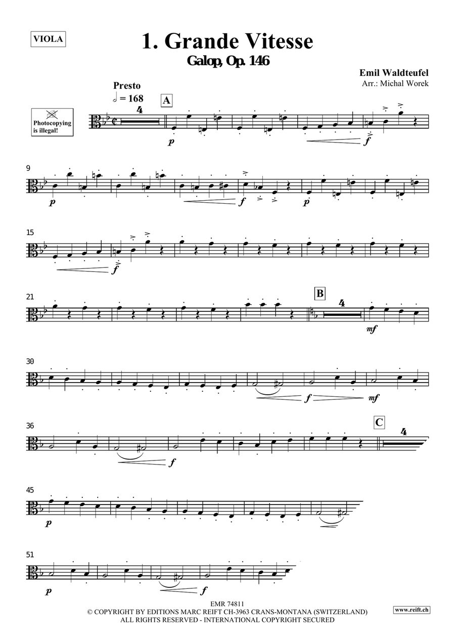 The Charm Of Vienna Volume 1 Viola scores gallery preview page 3