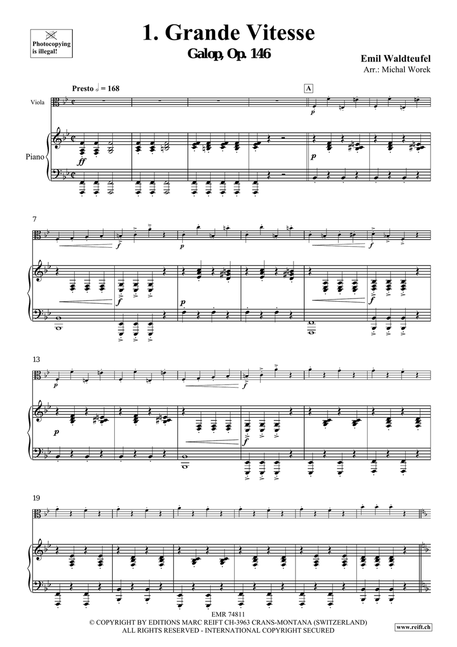 The Charm Of Vienna Volume 1 Viola scores gallery preview page 4