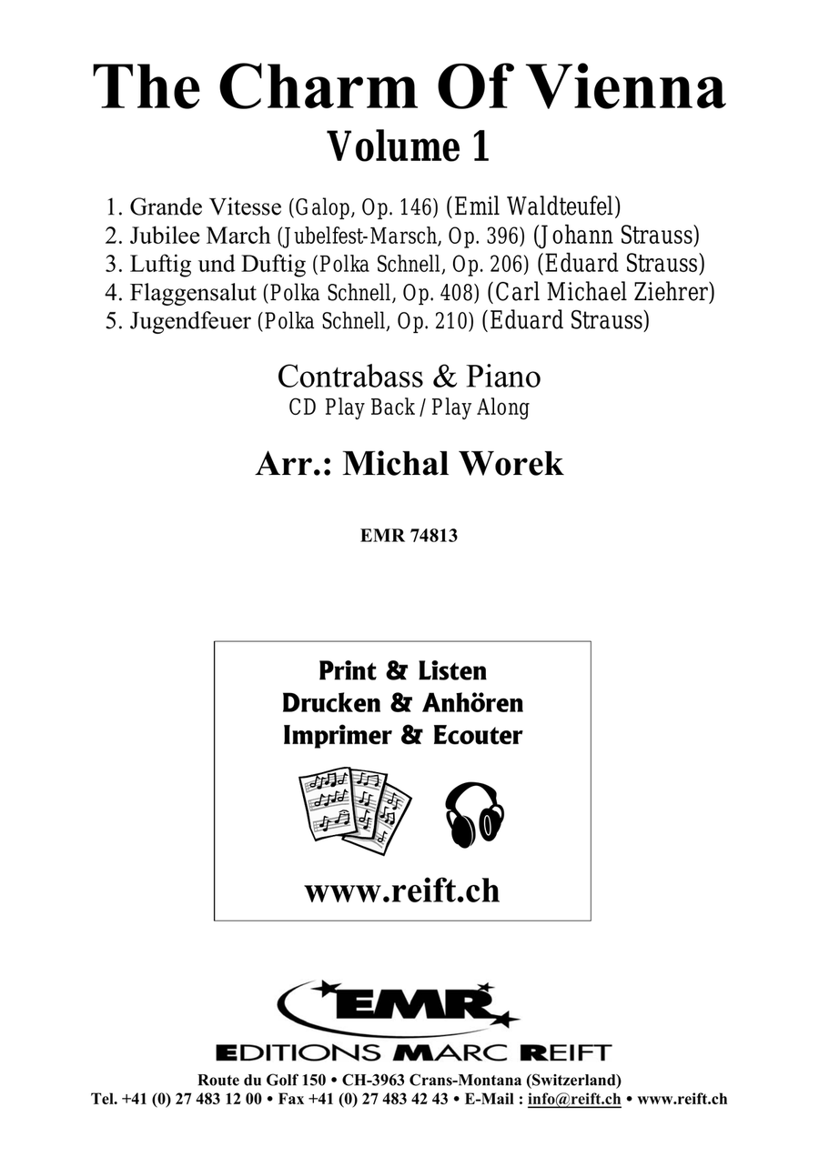 The Charm Of Vienna Volume 1 Double Bass scores gallery preview page 2