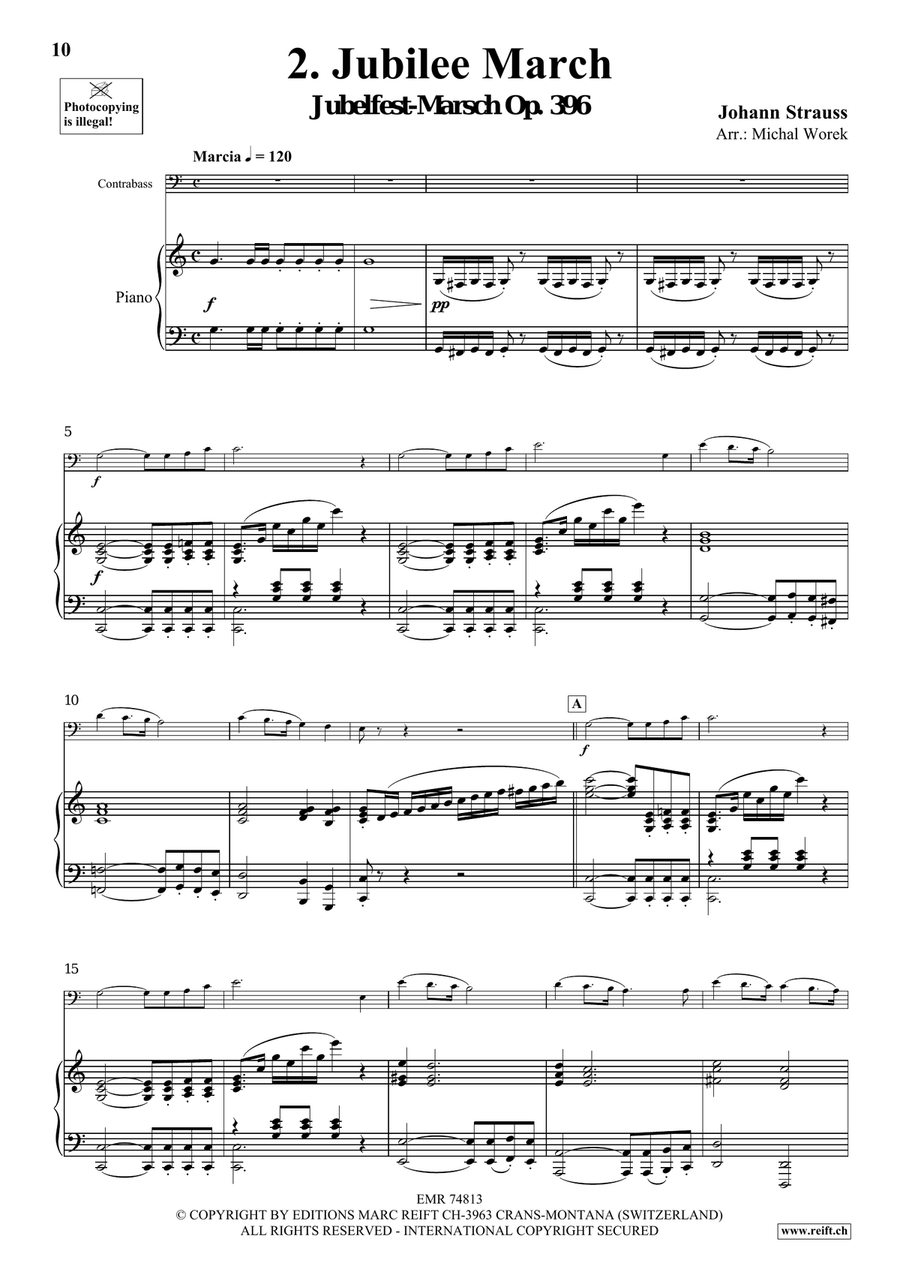 The Charm Of Vienna Volume 1 Double Bass scores gallery preview page 6