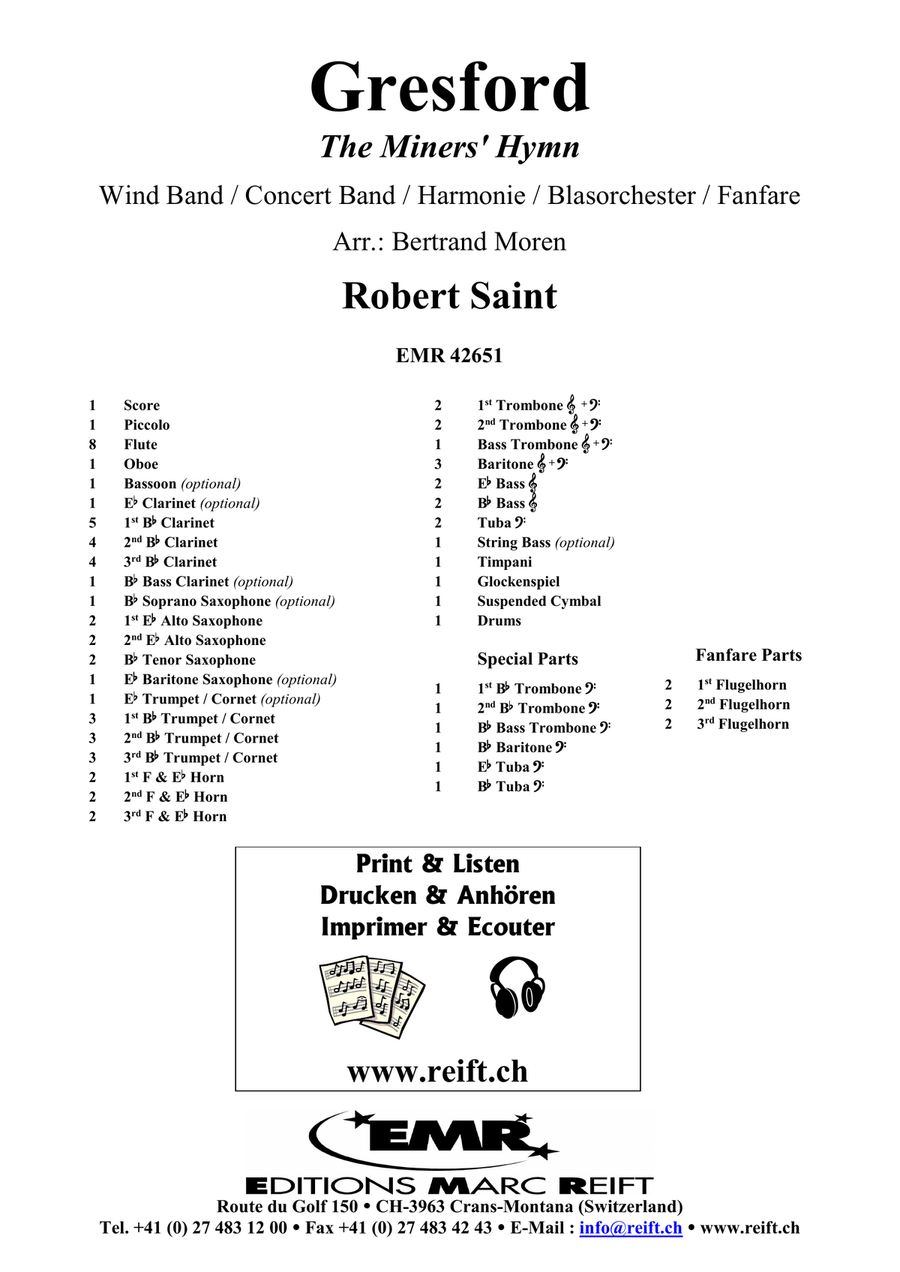 Gresford Gresford Concert Band scores gallery preview page 2
