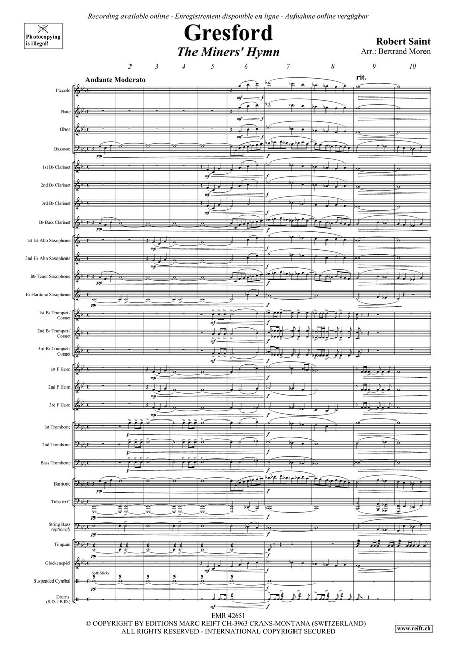 Gresford Gresford Concert Band scores gallery preview page 3