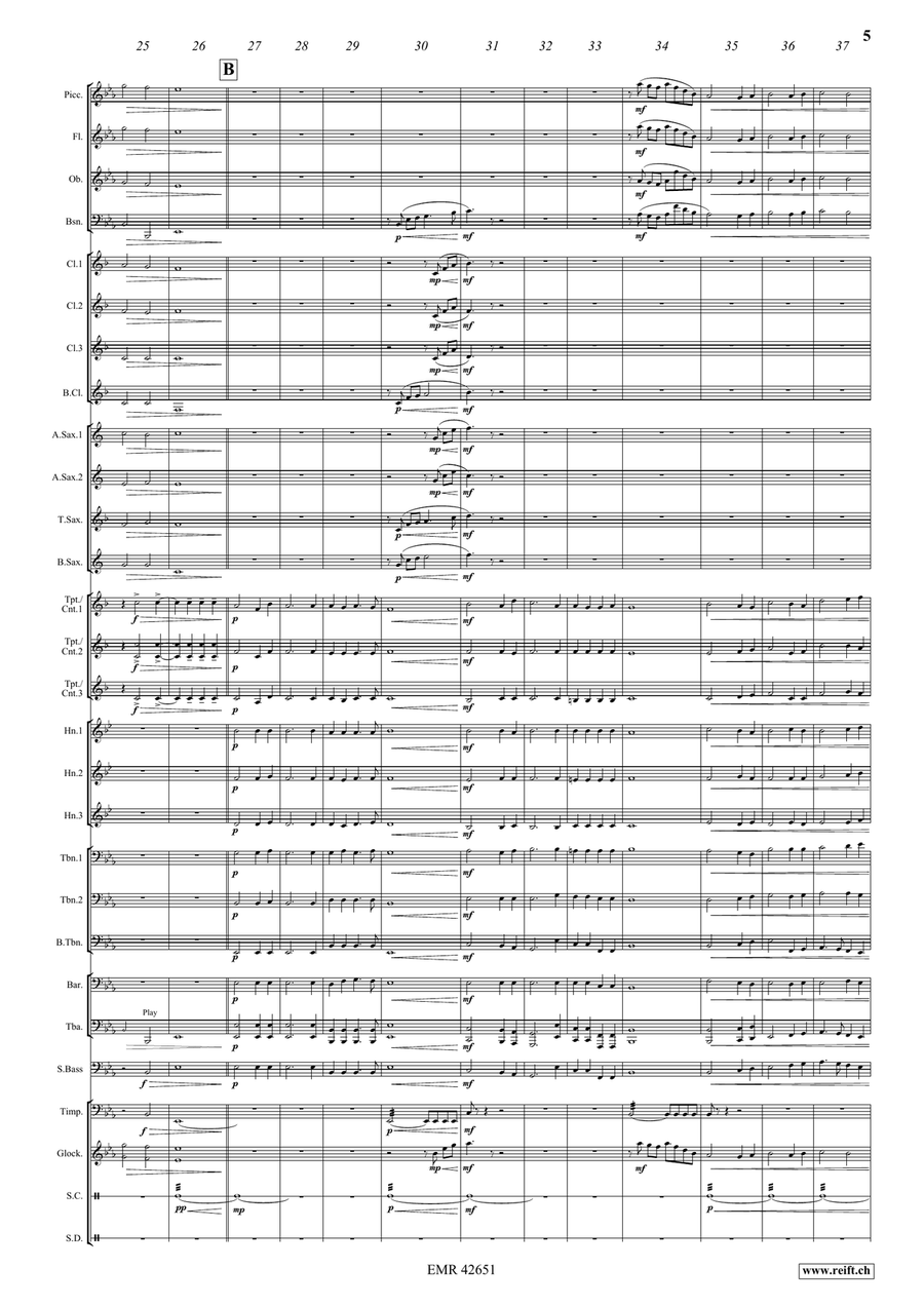 Gresford Gresford Concert Band scores gallery preview page 5
