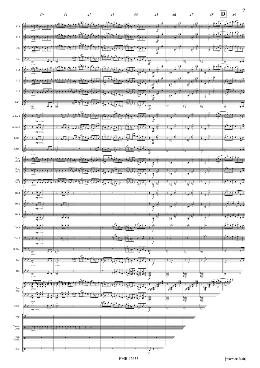 Wedding Day At Troldhaugen Concert Band scores gallery preview page 8