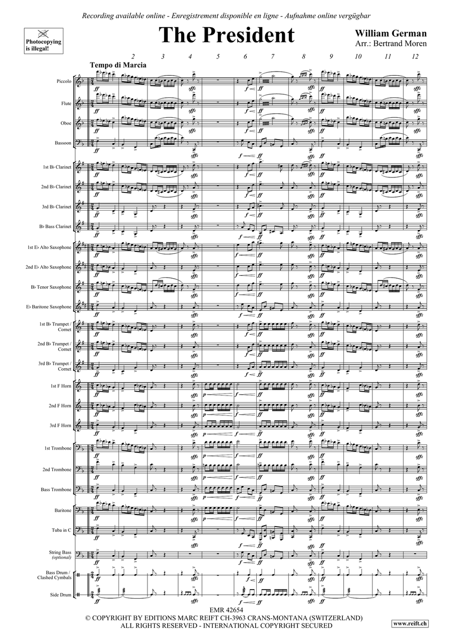 The President The President Concert Band scores gallery preview page 3
