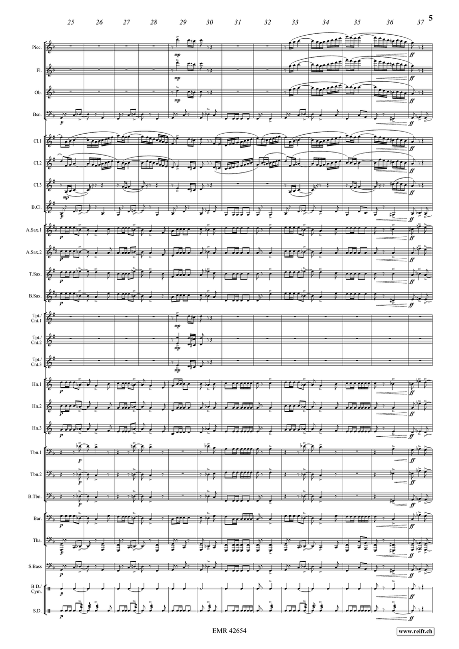 The President The President Concert Band scores gallery preview page 5