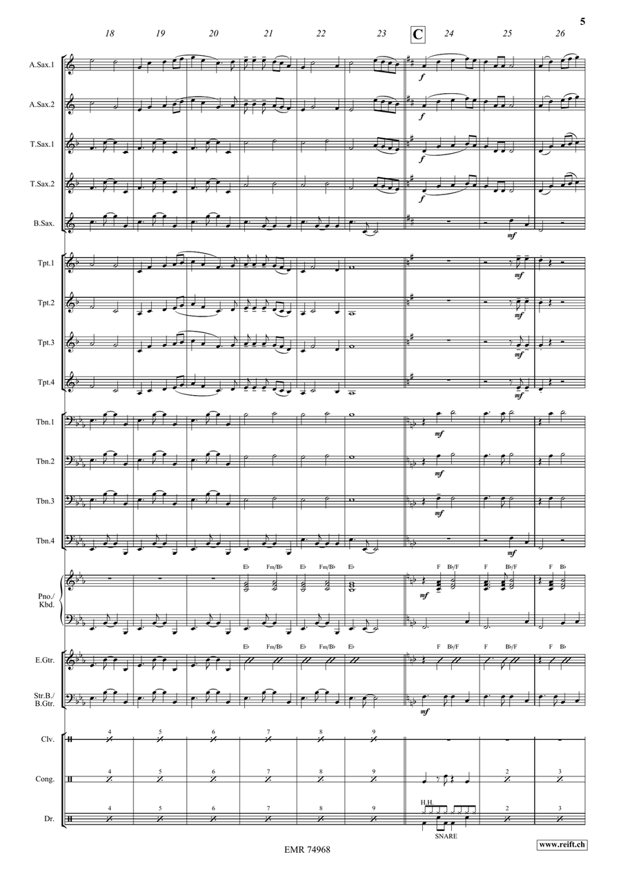 The Whistling Gypsy The Whistling Gypsy Big Band scores gallery preview page 5
