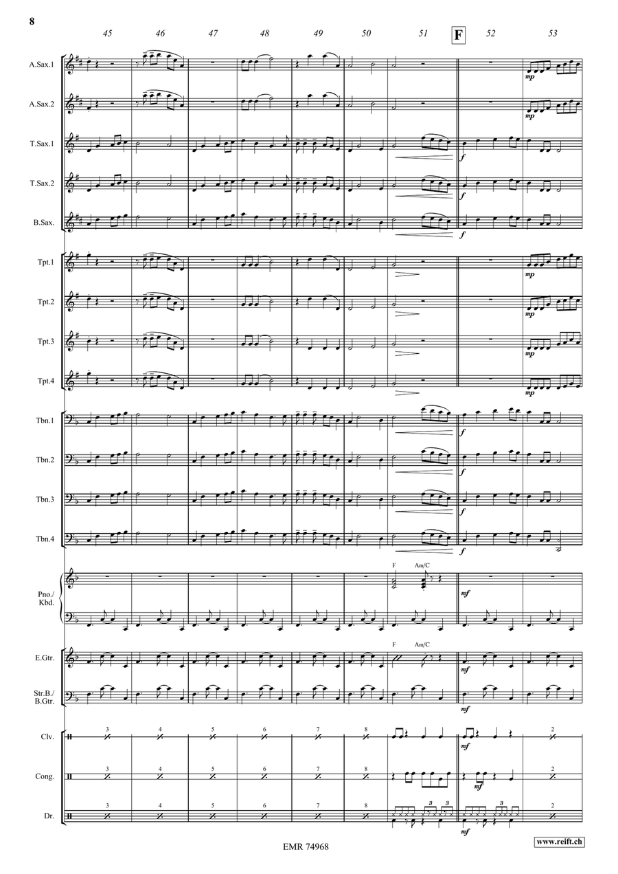 The Whistling Gypsy The Whistling Gypsy Big Band scores gallery preview page 8