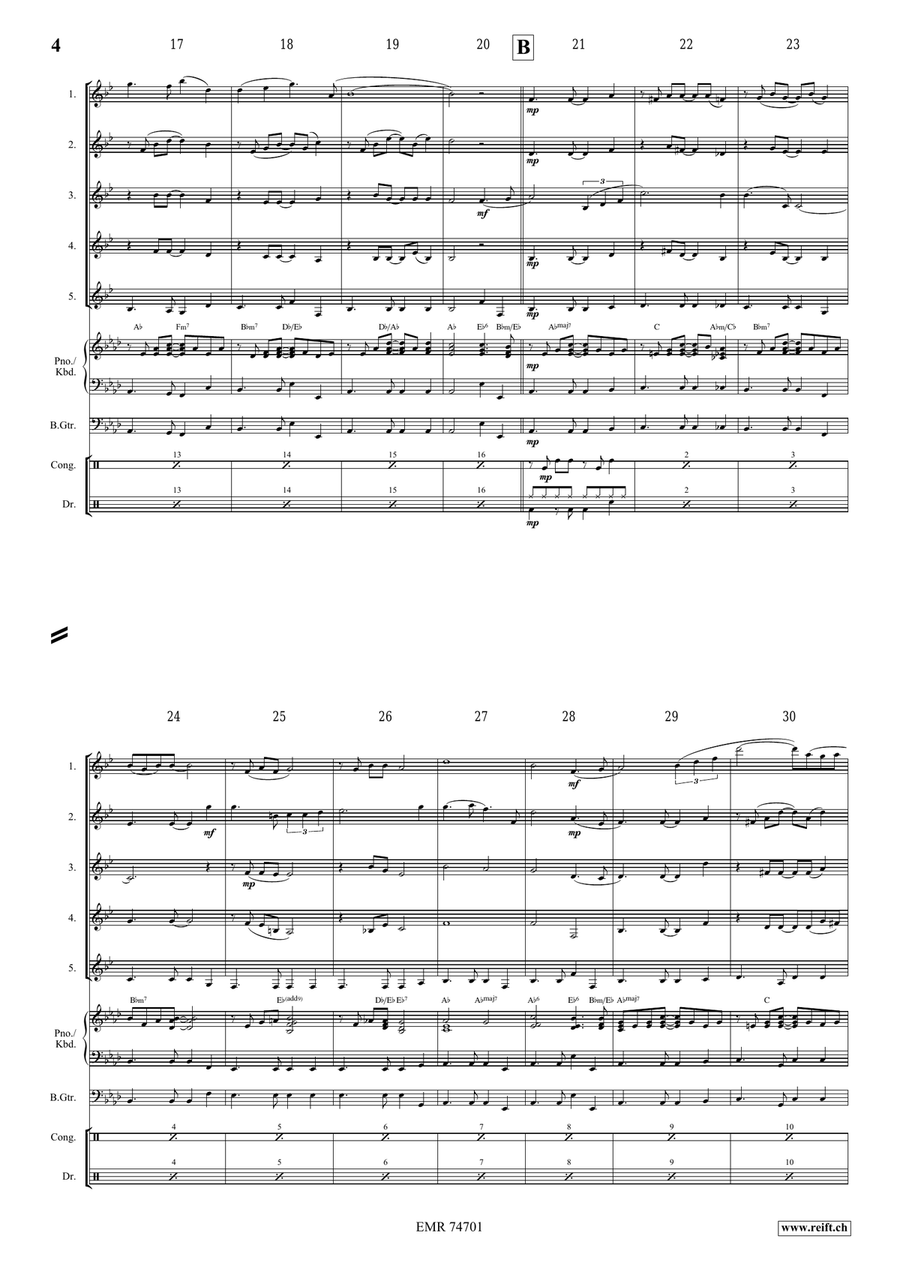 Estrellita Estrellita Clarinet Quintet scores gallery preview page 4