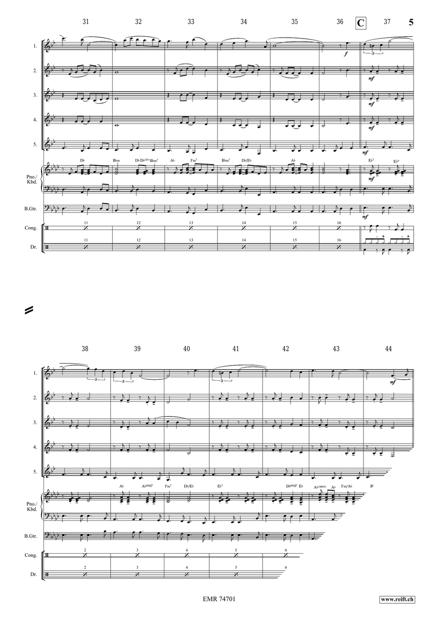 Estrellita Estrellita Clarinet Quintet scores gallery preview page 5