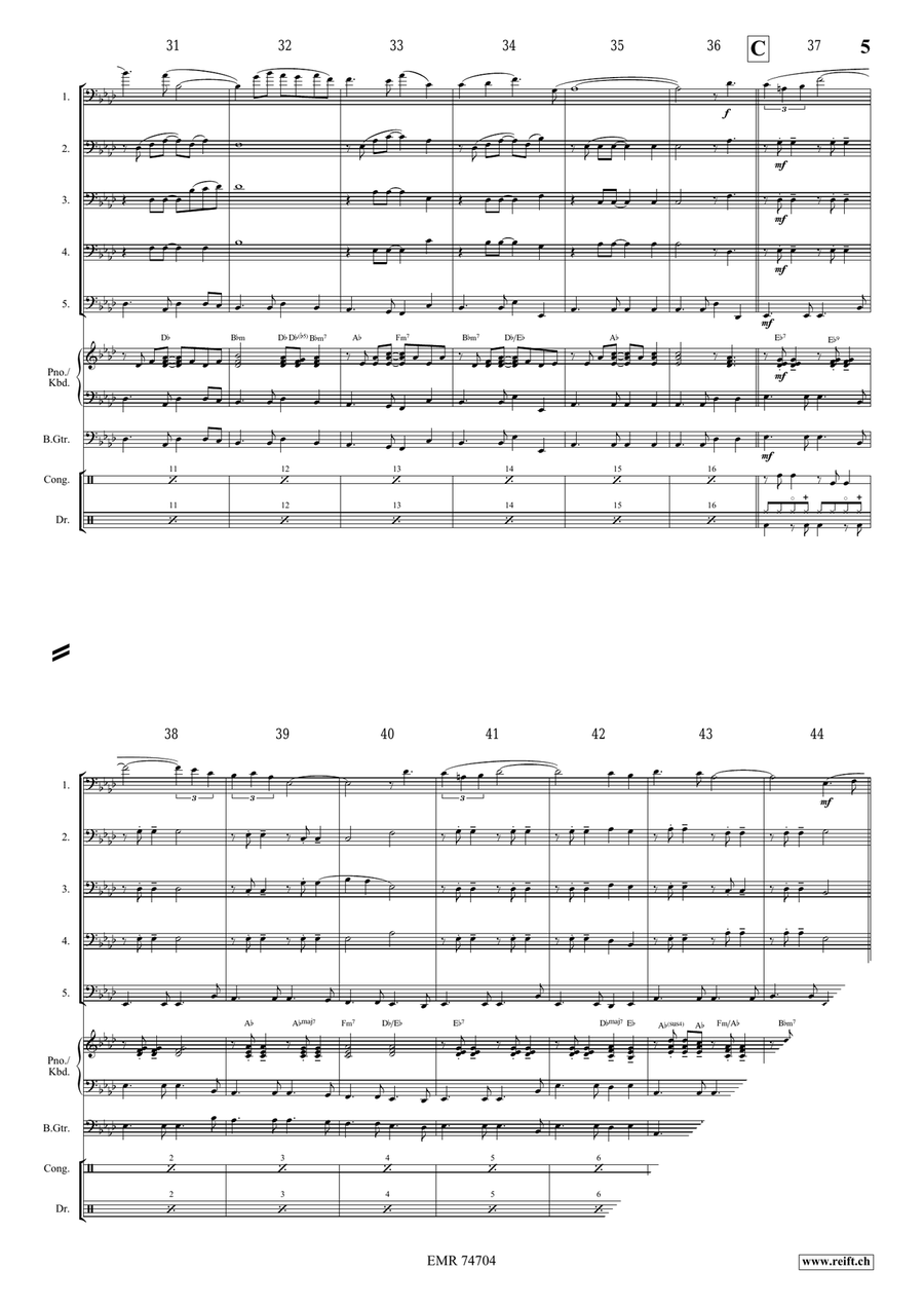 Estrellita Estrellita Trombone scores gallery preview page 5