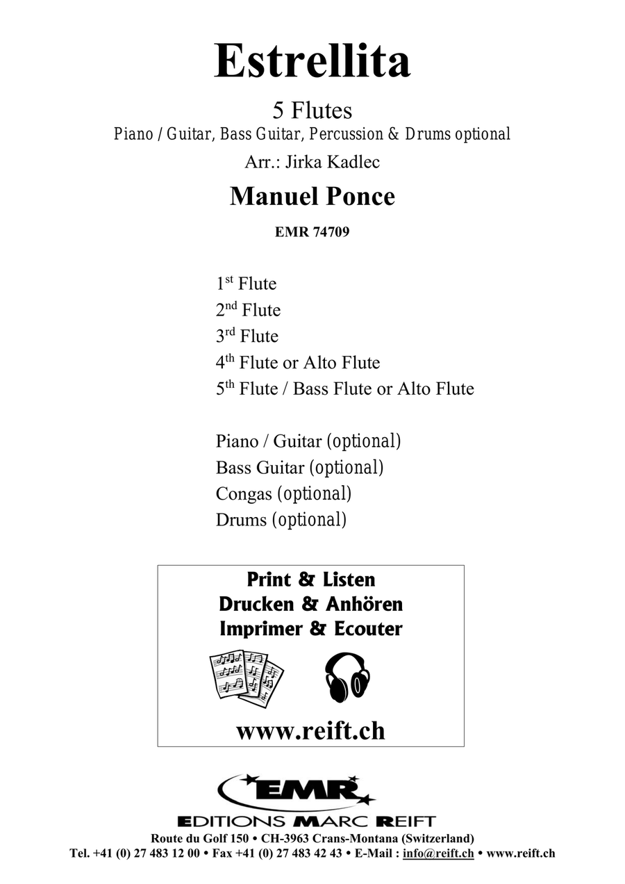 Estrellita Estrellita Flute scores gallery preview page 2