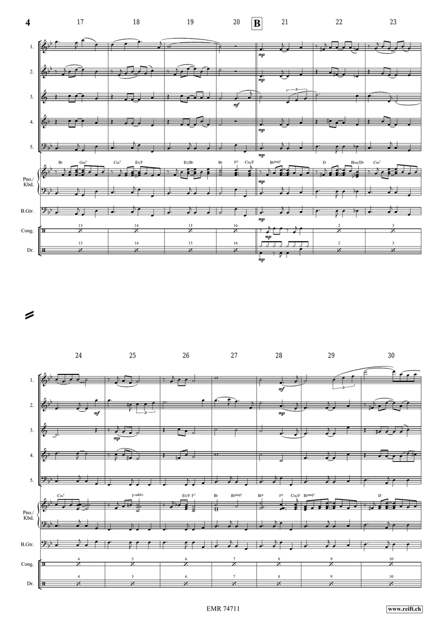 Estrellita Estrellita Woodwind Quintet scores gallery preview page 4