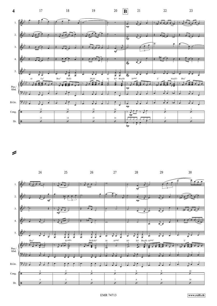 Estrellita Estrellita Euphonium Quintet scores gallery preview page 4