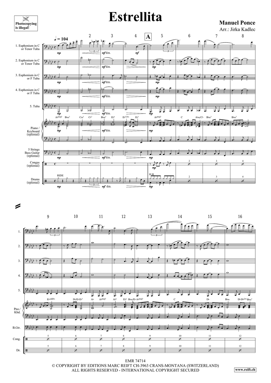 Estrellita Estrellita Tuba scores gallery preview page 3