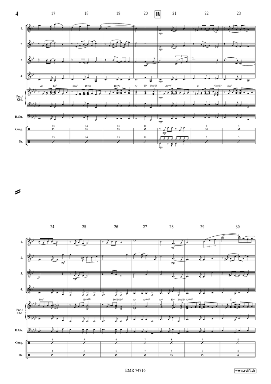 Estrellita Estrellita Clarinet Quartet scores gallery preview page 4